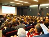 Panoramica dall&#39;alto della sala durante il seminario CUP.&nbsp; ©Liberti